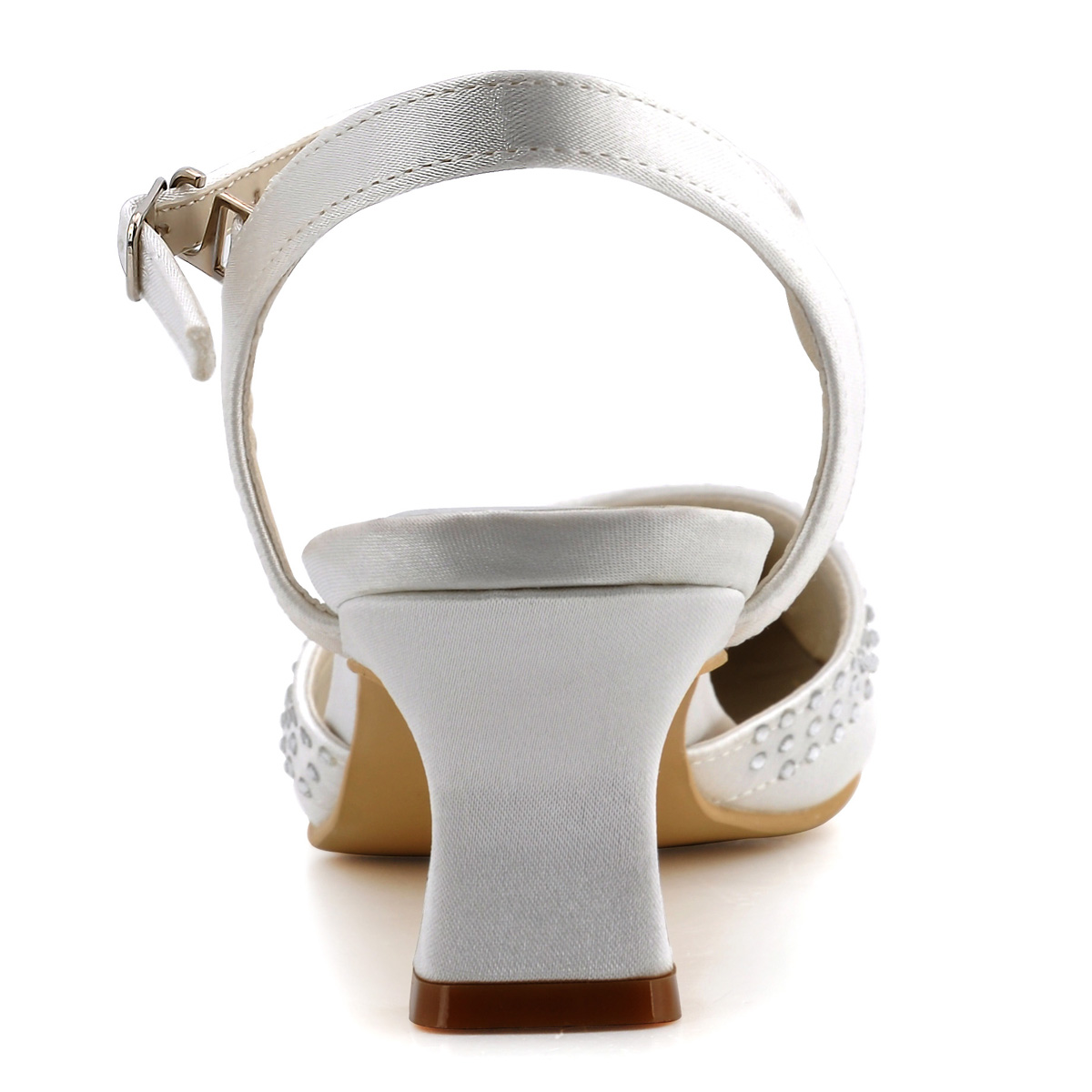 joy clear square toe slingback sandals