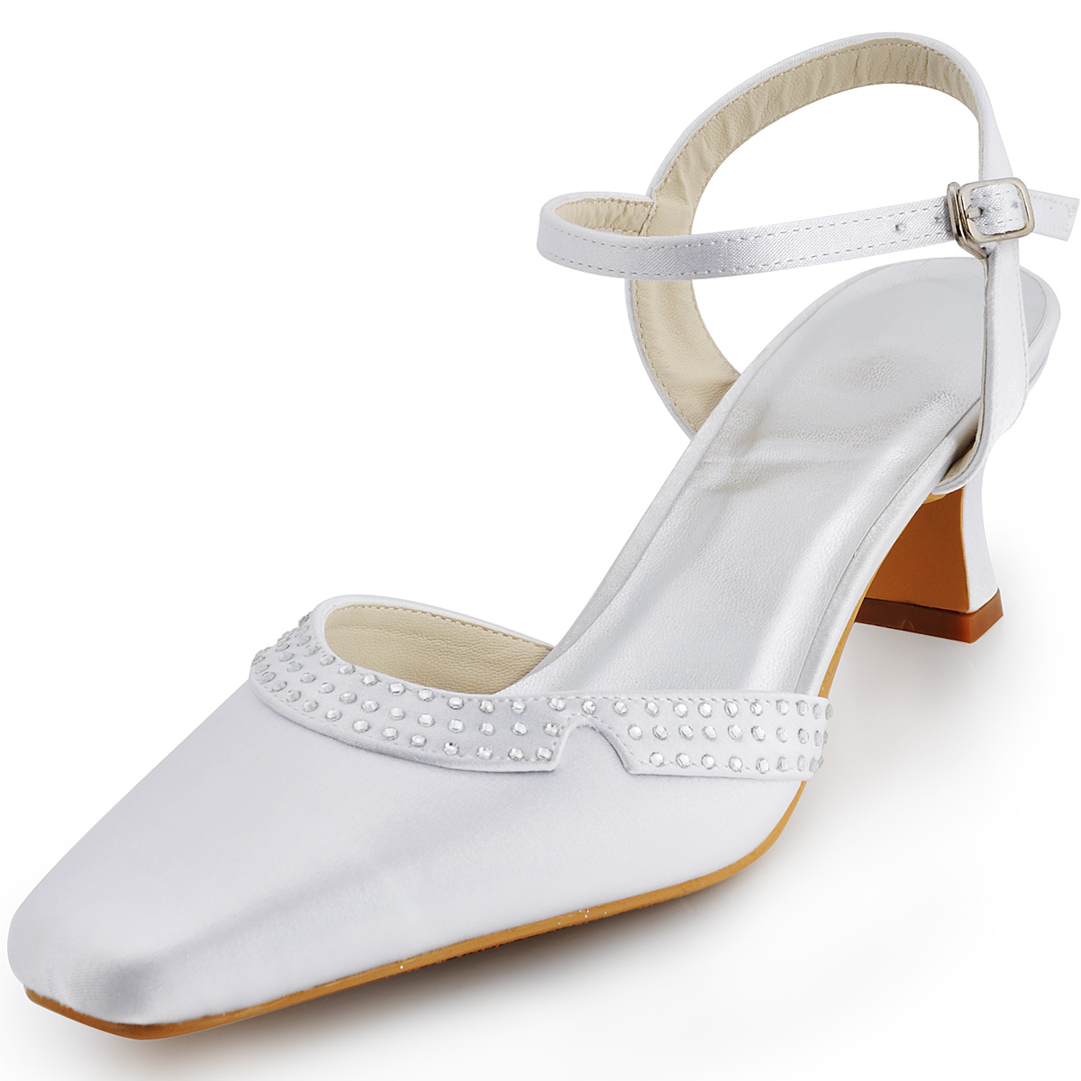 square toe chunky heel sandals